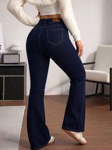 Women Jeans - Blue-black - View 4