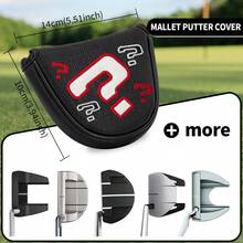 1PC Exquisite Embroidery Mallet Golf Putter Headcover With Magnetic Closure Golf Club Protector - Multicolor - View 7