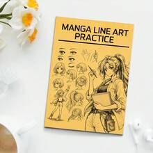 Manga Line Art Practice Notebook, Anime Character Drawing And Sketching Guide With Eyes, Hands, Hairstyles, Head Angles And Full-Body Pose Exercises, Step-By-Step Illustration Training For Beginners, Art Class, Home Practice And Creative Gifts - Line Art Practice - View 5