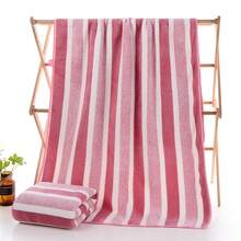 1/4pcs Striped Bath Towel Set, Beach Towel Bath Towel, Absorbent And Quick-Drying Shower Towel, Super Soft And Skin-Friendly Bathing Towel, For Home Bathroom, Ideal Bathroom Supplies Family Essentials Home Decor And Accessories Bathroom Accesssories - Grass Green X 4pcs - View 7
