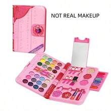 Girls Pretend Play Toy Set, Pretend Makeup Kit, Birthday Gift | Kids Makeup Box With Mirror, Suitable For 3+ Years Old Christmas Birthday Gift, - Multicolor - View 13