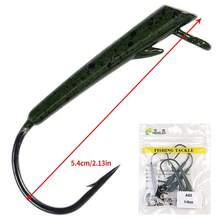 HENGJIA 5pcs Lead Head Hooks 1/4oz 3/8oz 3/16oz 1/8oz 3 Colors Fishing Hooks Floating Texas Rig Suitable For Freshwater Saltwater Bass Trout - Multicolor - View 5