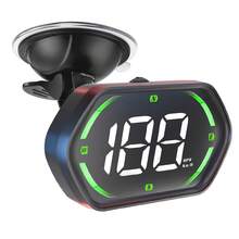 YNF Car GPS HUD Speedometer, GPS Beidou Digital Speedometer, Speedometer Real-Time 10Hz, Dengan Sensor Cahaya Otomatis, Kompas, Plug and Play Type-C, Braket Hisap yang Dapat Diatur, Cocok Untuk Mobil SUV Truk, + Plat Nomor - G22 - View 9