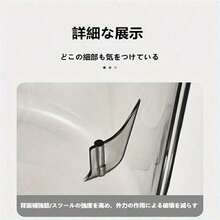 透明スモールスツール 家庭用玄関靴替え椅子 厚手プラスチック腰掛け バスルーム滑り止め低椅子 - グレー - チェックする 6