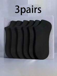 20/3/5-Pair Pack Of Black Student Socks, A Must-Have For Back To School, Soft Casual Mid-Calf Socks, Comfortable Everyday Sports Socks. - Black - View 11