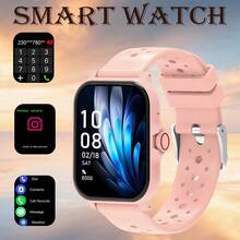 【Smart Watch】精選時尚男女運動智慧手錶，女款手錶，支援無線通話與訊息通知，計步器、卡路里、距離追蹤，運動模式，音樂控制，遠端拍照，鬧鐘提醒，多功能智慧手錶，男款手錶 - 查看 3