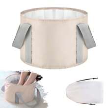 Portable Foot Bath Tub, Foldable Foot Soak Basin, Foot Bath Tub, 2 Sizes Suitable For Foot Care Home Spa. Thickened Insulated Fabric, Durable And Temperature-Locking Foot Care Tool - A - View 12