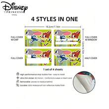 Disney Stitch & Lilo & Stitch Sewed Credit Card & Debit Card Stickers, PVC Removable Protective Film, Anti-Wrinkle, Ultra-Thin Design, Bubble-Free, Suitable For Bank Cards And Transit Cards, Holiday Gift - A - View 8