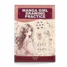 Manga Drawing Practice Notebooks, Anime Line Art Sketching Guide With Boy, Girl And Chibi Character Illustration Exercises, Learn Faces, Hairstyles, Poses And Character Design - Style - View 7