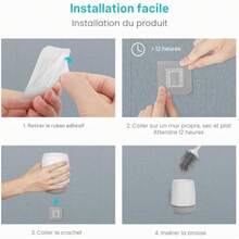 Brosse WC, Brosse de Toilette en Silicone, Balayette WC en Silicone Antibactérienne à Séchage Rapide, Brosse Toilettes à Manche - style comme sur la photo - Voir 5