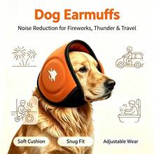 1pc Adjustable Pet Ear Muffs, Soft Dog Headwear, Multi-Functional Ear Protection, Noise-Reducing And Soothing, Suitable For Outdoor And Daily Wear, Dog Accessories, Pet Supplies - Multicolor - View 12