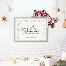 Dekorasi Sudut Pintu/Hiasan Gantung Jendela Bertema Santa Claus (Natal) - View 9