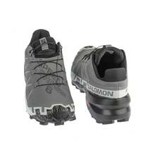 حذاء الجري للرجال Salomon Speedcross 6 Wide - رمادي - رمادي - مشاهدة 5