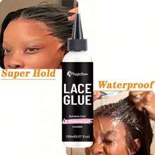 150ml/5.07fl.Oz Waterproof Lace Wig Glue - Strong Hold, Invisible & Quick Dry | No Odor, Easy Removal Hair Adhesive. - 150ml - View 8