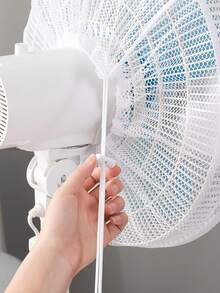 Minimalist White PEVA Fan Dust Cover, Elastic Fan Protective Mesh, 450-600mm Universal Size, Suitable For Living Room Bedroom Office Electric Standing Floor Fan Head, 360 Degree All-Around Protection, Waterproof Washable Reusable Storage Protection Bag - Multiple Styles and Colors - View 14