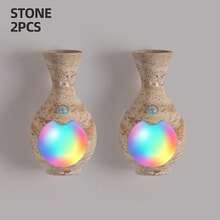 Realistic Floral Decorative Wall Lamp LED Magnetic Induction Wall Light Vase Decoration Lamp Rechargeable 800mAh Battery RGB Dimmable Suitable For Vase, Desk, Home Decor, Christmas, Wedding, Party, Fashion Home Decor - Multicolor - View 20