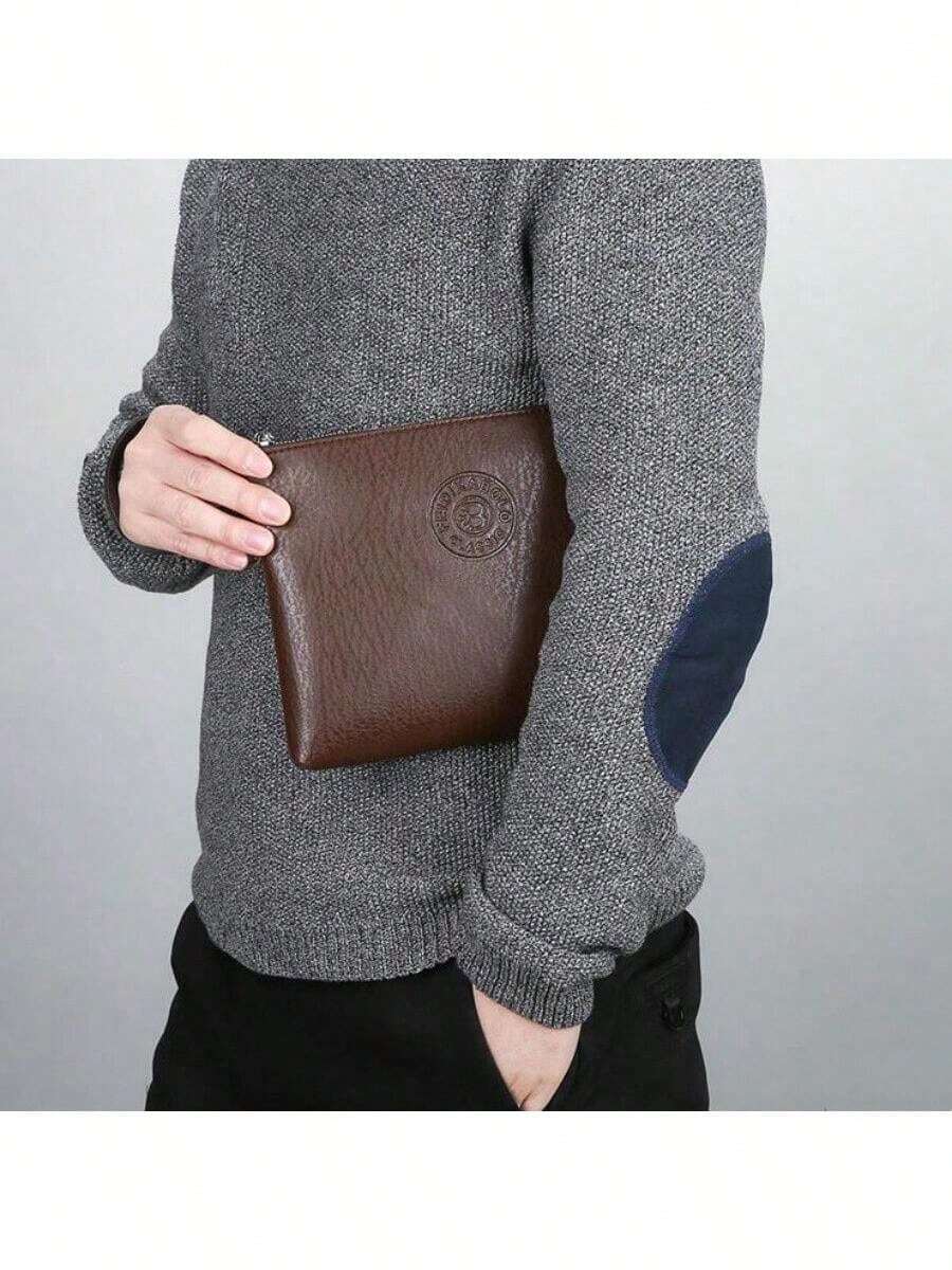 Envelope Clutch Casual Unisex Handbag PU Soft Leather Phone Bag Large Capacity Wallet - Multi-color - View 1