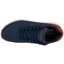 Skechers Uno - Suited On Air - Navy Men Sports Shoes - Royal Blue - View 3