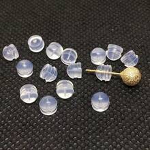 10-200個矽膠耳環後扣，透明軟質背扣，適用於魚鉤耳環、耳釘耳環，舒適且穩固的替換塞，保護耳朵，透明設計，柔軟耳環塞，耳釘耳環後扣 - 漢堡耳堵 - 查看 6