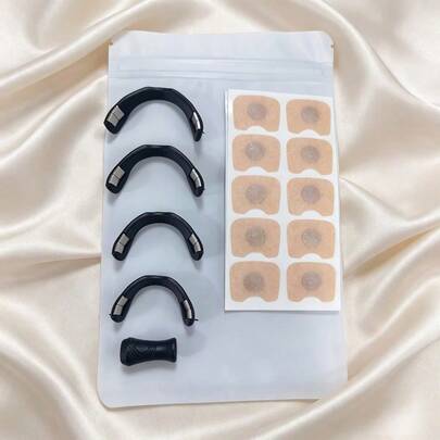 60 Tiras Nasales + 4 Clips Nasales + 1 Expansor Nasal Recuperador, Tiras Nasales Externas, Tiras Nasales para Inhalación, Banda Nasal, Expansor de Respiración Nasal, Unisex para Hogar & Exterior Regalo Festivo Ideal - Regalo Festivo