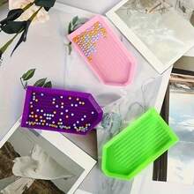 6 Buah Baki Penyortir Manik-Manik Lukisan Berlian Plastik Aneka Warna, Kotak Penyimpanan Perhiasan Kerajinan dengan Desain Mudah Dituang, Perlengkapan dan Alat Seni Berlian DIY, Pengatur Praktis untuk Manik-Manik Lukisan Berlian, Perhiasan, Rhinestone Kerajinan, Hadiah Luar Biasa untuk Para Penggemar - A - View 3