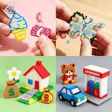 12000pcs/Bag 2.6mm Mini Perler Beads Pixel Art Iron Beads, Colorful Pearl Fuse Beads Puzzle, Handmade DIY 3D Puzzle Toy - Multicolor - View 5