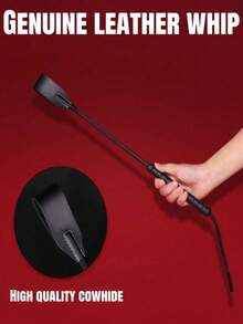 1pc Equestrian Riding Crop, Non-Slip Handle With Wrist Strap, Durable Horse Whip For Horse Training And Riding - Black - View 3