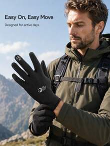 Equestrian Gloves, Suitable For All Seasons, Outdoor Sports, Touchscreen, Unisex - Multicolor - View 3