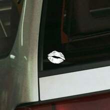 Hot-Selling Fashionable Sexy Red Lips Car Decorative Sticker, Waterproof Scratch Cover Decal - Multicolor - View 2