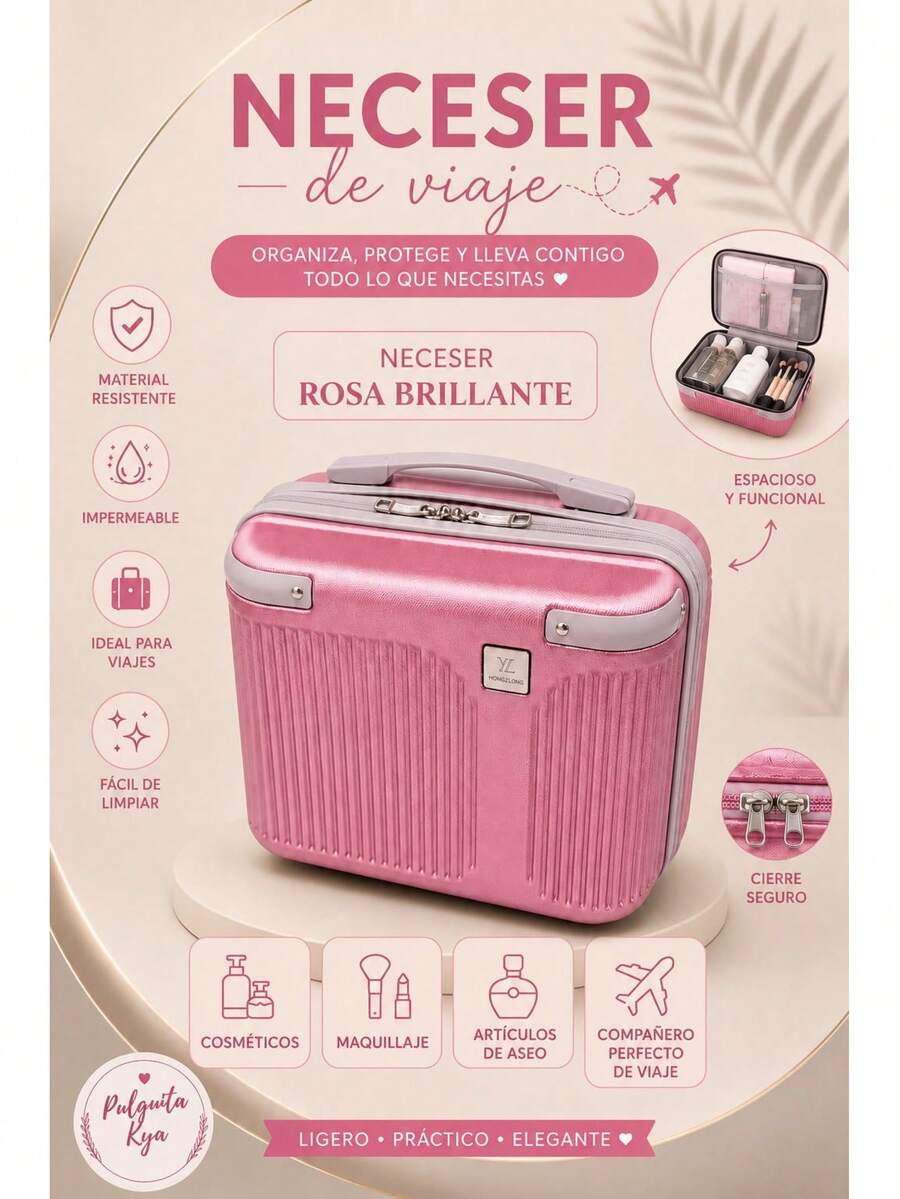 Suitcases - Bright Pink - View 1