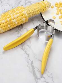 1pc Stainless Steel Corn Kernel Remover Corn Stripper Separator Core Remover - Multicolor - View 6