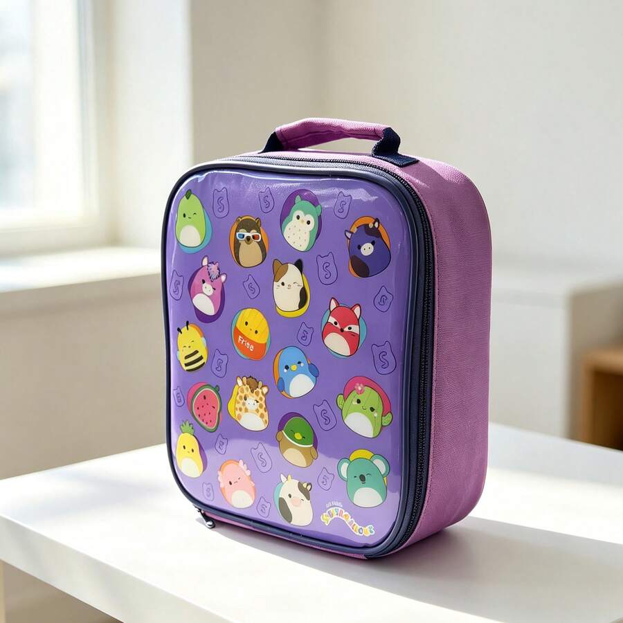 Squishmallows Lunch Bag | Insulated Lunch Box With Handle | School Lunch Tote - View 1