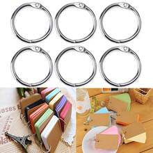 5Set (10pcs/Set) Metal Hinged Ring Book Binder Craft Photo Album Keyring Scrapbook Binding - Book Circle - View 4