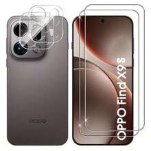 2+2pcs Set Compatible With OPPO Reno16 Pro/Reno16/Reno16 F, Find X9 Ultra/Find X9 Pro/Find X9s/Find X9, Reno15 Pro Max/Reno15 Pro/Reno15/Reno15 F, Reno14 F, Reno13/Reno13 F, Find X8 Pro/Find X8, A6 Pro Curved High Definition Tempered Glass Screen Protector Transparent Phone Screen Protector Supports Fingerprint Unlock 3D High Definition Lens Protector - Clear - View 25