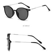 1 Pair Men's Geometric Frame Black Fashion Glasses, Casual Accessory, Beach Accessory, Create Street Style, Suitable For Matching With Sweaters, Jackets, Sweatshirts, Hoodies, Leather Pants And Cargo Pants. - Dark Grey - View 3