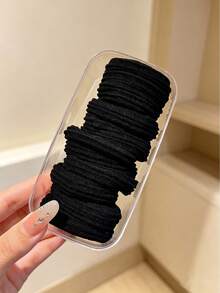 High Elasticity Women's New High Ponytail Hair Tie, Non-Damaging Hair Accessory. - Multicolor - View 2