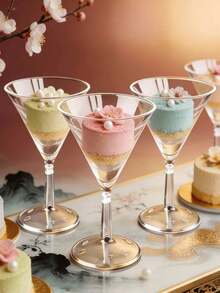 1-20pcs Mini Dessert Cups/Champagne Cups/Juice Cups/Dessert Display Cups/Mousse Cups/Pie Cups/Dessert Containers/Perfect For Weddings/Parties/Coming Of Age/Bakery/Cafe/And Home Use - A - View 3