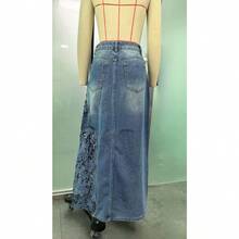 Women Denim Skirts - Blue - View 7