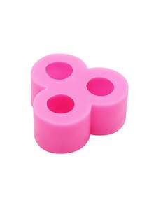 1pc Pink Liquid Silicone DIY 3D Cherry Silicone Mold For Jelly Pudding Cake Decoration Candy Chocolate, DIY Keychain Handmade Accessories Making - View 8