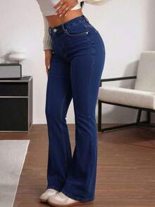 Women Jeans - Deep Blue - View 3