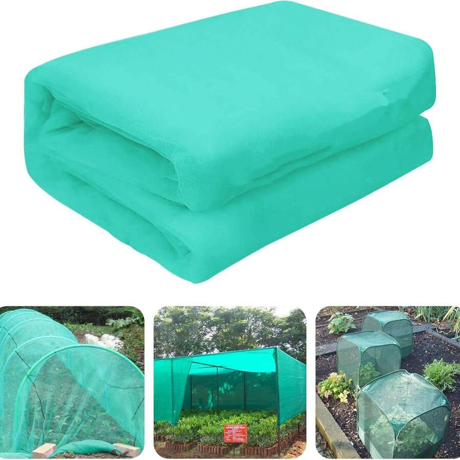 Garden Insect Netting Measuring With A 1Mm Ultra-Fine Plant Cover For Garden Protection. The Mosquito Net Pest Barrier Is Suitable For Vegetable And Fruit Greenhouses, As Well As Raised Bed Covers