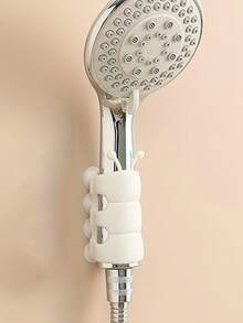 2pcs Universal No-Drill Removable Mounting Stand Shower Head Holder For CATERPILLAR Suction Cup Hanging Shower Head Base Bracket, Shower Accessory - Multicolor - View 8