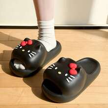 SANRIO Sandal Hello Kitty Lucu dengan Sol Tebal untuk Wanita, Cocok untuk Musim Panas, Dalam Ruangan, Anti Selip, dan Luar Ruangan, Motif Kartun Berlubang. - Beraneka warna - View 11