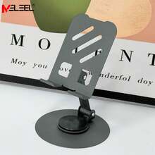KELEEL Aluminum Alloy Phone Stand - Waterproof, 360° Rotating Desktop Base, 2-Section Adjustable And Foldable Design, Suitable For Office And Bedside Use - Multicolor - View 14