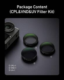 TELESIN Filters Set For D J I Osmo Action 6 CPL ND8 ND16 ND32 Lens Set CPL UV VND 2-32 Lens Filter Kit Black Diffusion 1/4 Filter Light Pollution Reduction Filter HD Optical Glass Multi-Coated Filters Sports Camera Accessories - View 14