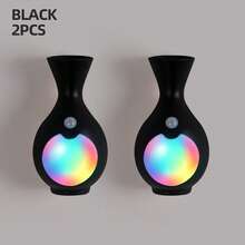 Realistic Floral Decorative Wall Lamp LED Magnetic Induction Wall Light Vase Decoration Lamp Rechargeable 800mAh Battery RGB Dimmable Suitable For Vase, Desk, Home Decor, Christmas, Wedding, Party, Fashion Home Decor - Multicolor - View 25