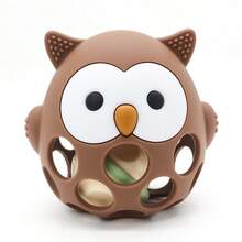 Infant Owl Rattle Toy, Cute Animal Hollow Design Easy To Grip, Soft Material Easy To Clean, Comes With 1 Random Color Rattle, Newborn Gift, Suitable For Baby Boys And Girls - Multicolor - View 9