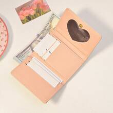 Tulip Cute Short Coin Purse - White - View 4