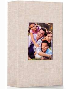 Photo Album, Family Photo Album, 4x6 Inch 300 Pockets Linen Cover Photo Album, Photo Storage, Suitable For Family, Wedding, Anniversary And Family Photo Storage - A - View 8