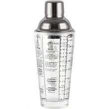 Shaker à cocktail, 400 ML en verre en acier inoxydable Shaker à cocktail Martini Shaker à agiter + Mixeur avec tamis Mixeur à cocktail, accessoires de bar - Voir 11